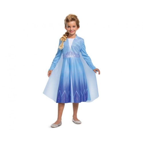 Elsa  jelmez - Frozen 2 (licenszel), M-es méret (7-8 év)