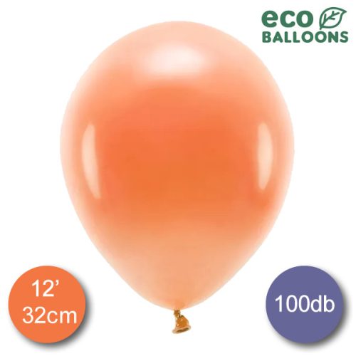 Eco lufi, latex, d30 100 db, narancs