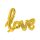 Lufi,LOVE felirat - arany