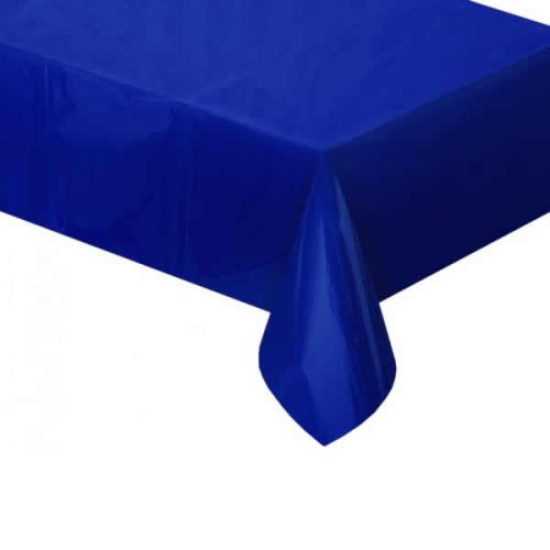 Asztalterítő, metál kék színű, 137*183 cm