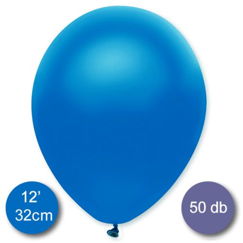 Lufi (metál) kék, 32cm, 50 db/cs