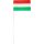Magyar zászló hurkapálcán