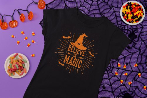 Believe in magic fekete póló