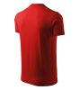 V-neck póló unisex piros S