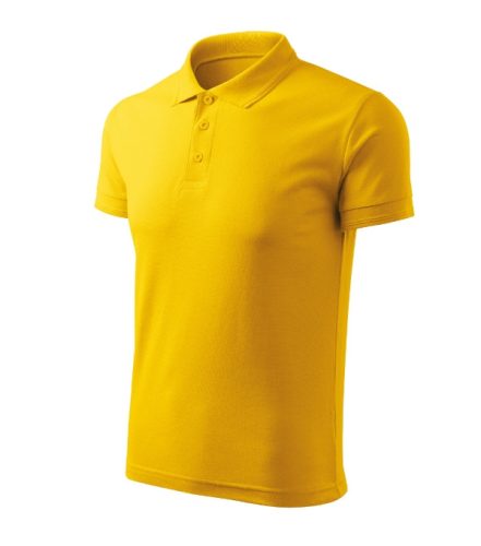 Pique Polo Free galléros póló férfi sárga S